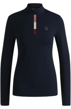 Slim-Fit Reitsport-Trainingsshirt aus Super-Stretch-Gewebe