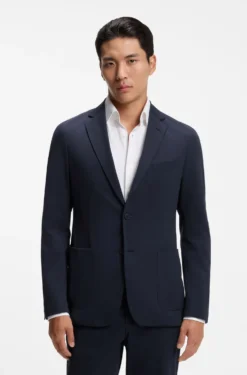 Slim-Fit Sakko aus Performance-Stretch-Jersey