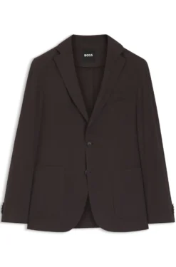 Slim-Fit Sakko aus waschbarem Tech-Leinen