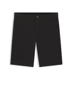 Slim-Fit Shorts aus elastischem Baumwoll-Twill