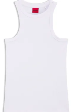 Slim-Fit Tanktop aus elastischem Baumwoll-Mix