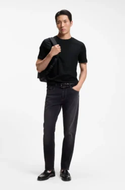 Slim-Fit T-Shirt aus Baumwolle mit Rundhalsausschnitt