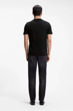 Slim-Fit T-Shirt aus Baumwolle mit Rundhalsausschnitt