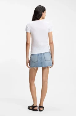 Slim-Fit T-Shirt aus Baumwolle mit Logo-Print