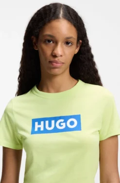 Slim-Fit T-Shirt aus Baumwolle mit Logo-Print