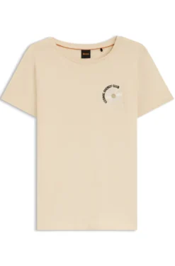 Slim-Fit T-Shirt aus Baumwoll-Jersey mit Artwork-Print