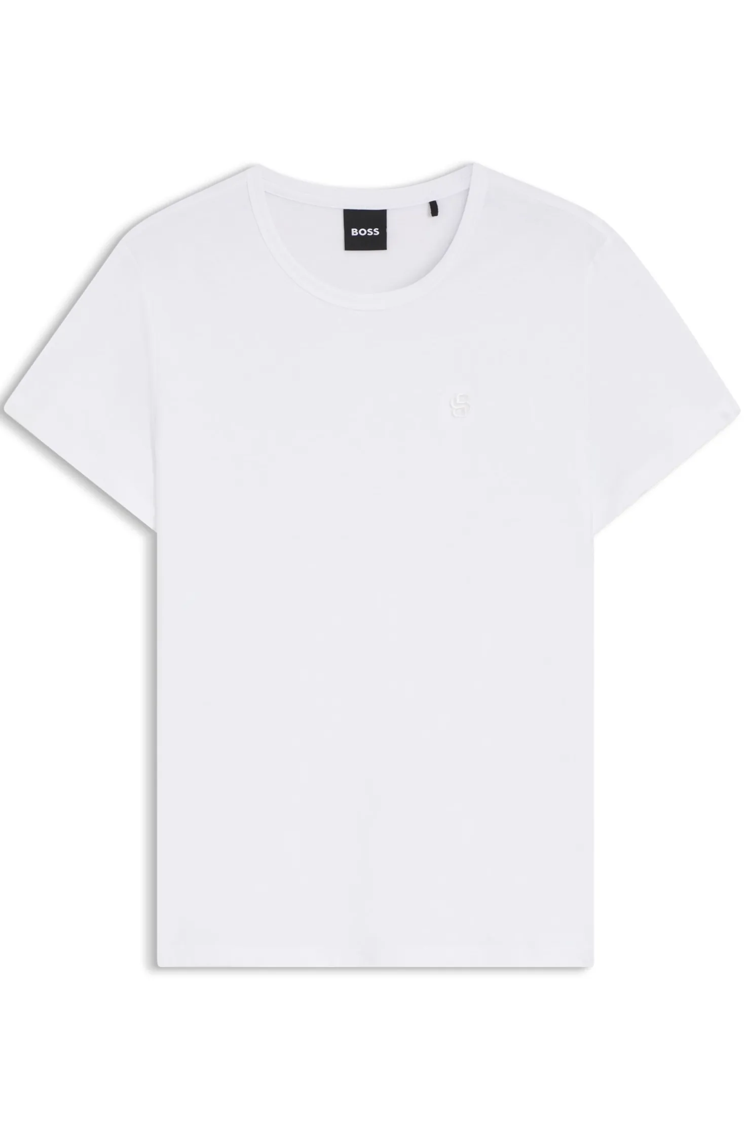 Slim-Fit T-Shirt aus Baumwoll-Jersey mit Double-B-Monogramm