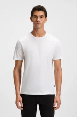 Slim-Fit T-Shirt aus merzerisierter Baumwolle