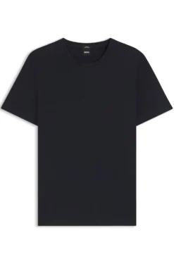 Slim-Fit T-Shirt aus merzerisierter Baumwolle