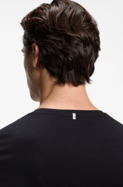 Slim-Fit T-Shirt aus merzerisierter Baumwolle