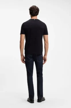 Slim-Fit T-Shirt aus merzerisierter Baumwolle