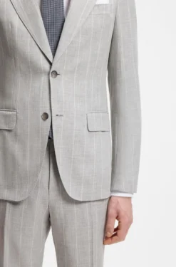 Slim-Fit Zweiteiler aus Baumwolle und Schurwolle
