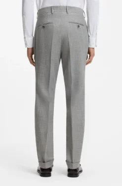 Slim-Fit Zweiteiler aus Baumwoll-Mix mit Schurwolle