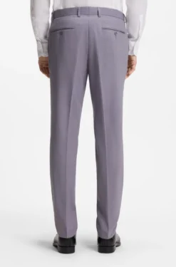 Slim-Fit Zweiteiler aus fein gemustertem Gewebe
