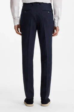 Slim-Fit Zweiteiler aus fein gemustertem Gewebe