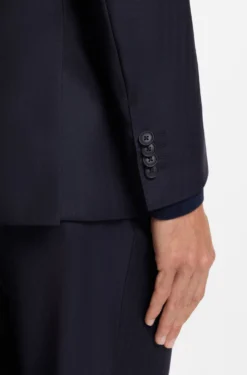 Slim-Fit Zweiteiler aus Schurwoll-Twill