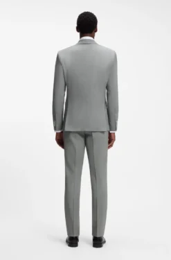 Slim-Fit Zweiteiler aus Schurwolle