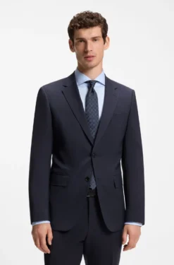 Slim-Fit Zweiteiler aus Schurwolle