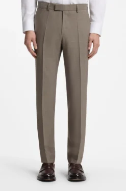 Slim-Fit Zweiteiler aus Schurwolle