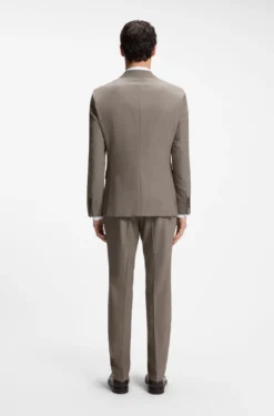 Slim-Fit Zweiteiler aus Schurwolle