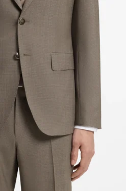 Slim-Fit Zweiteiler aus Schurwolle