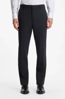 Slim-Fit Zweiteiler aus Stretch-Wolle