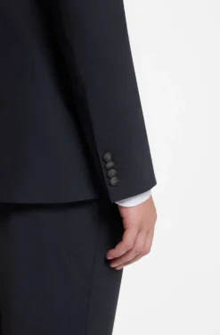 Slim-Fit Zweiteiler aus Stretch-Wolle