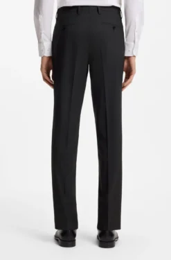 Slim-Fit Zweiteiler aus Stretch-Wolle
