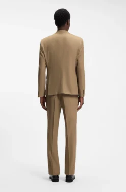 Slim-Fit Zweiteiler aus Stretch-Woll-Mix