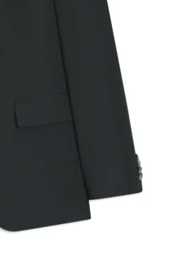 Slim-Fit Zweiteiler aus Woll-Mix