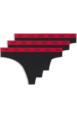 Slip aus Stretch-Baumwolle mit Logo-Bund