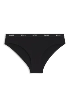 Slip aus Stretch-Jersey mit Logo-Bund