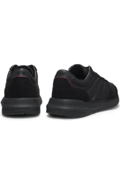 Sneakers aus Monogramm-Jacquard mit Besätzen aus Velourslederimitat