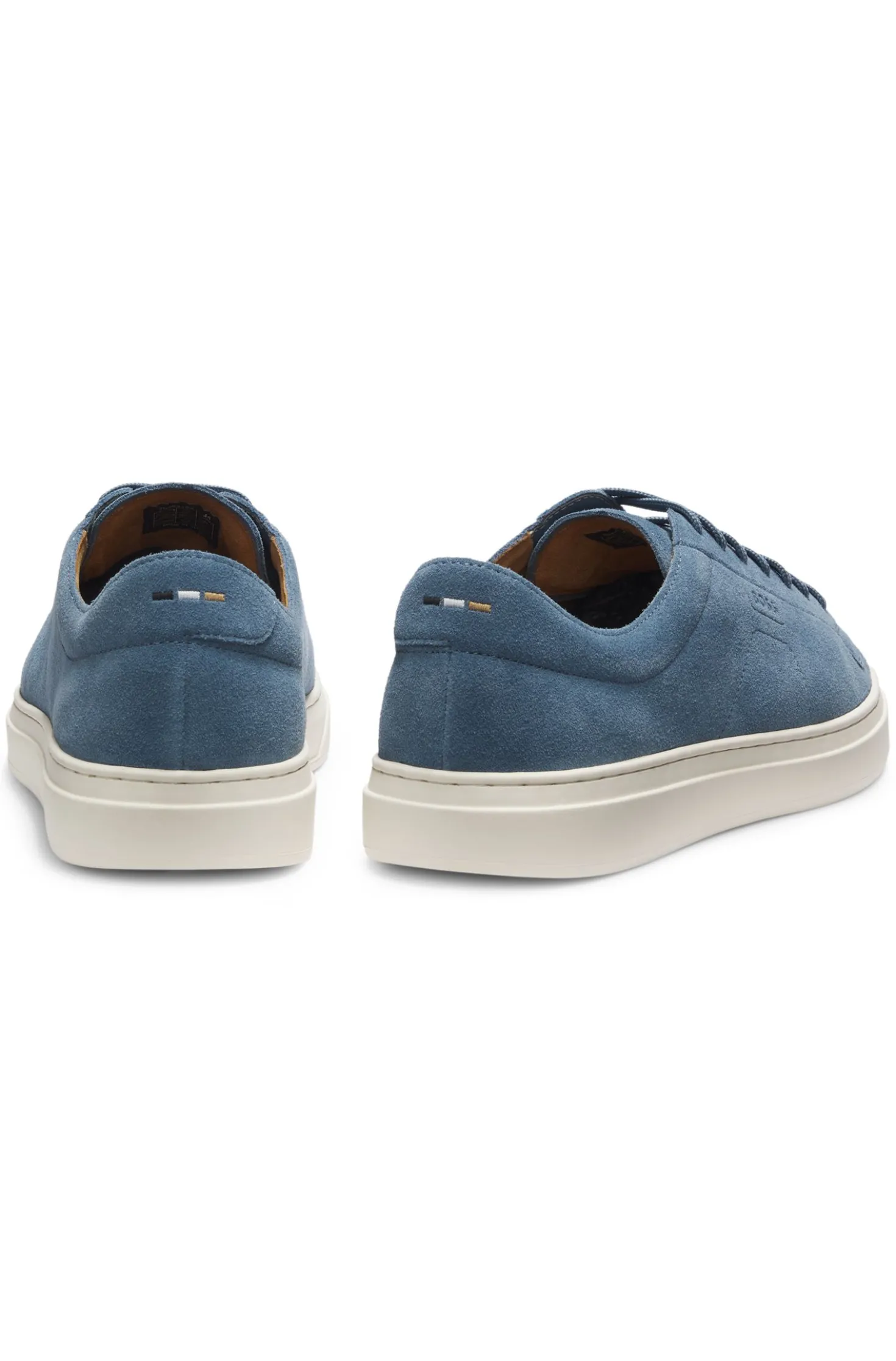 Sneakers aus Veloursleder mit Logo-Prägung