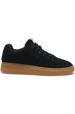 Sneakers aus Veloursleder mit gepolsterter Lasche