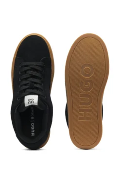 Sneakers aus Veloursleder mit gepolsterter Lasche