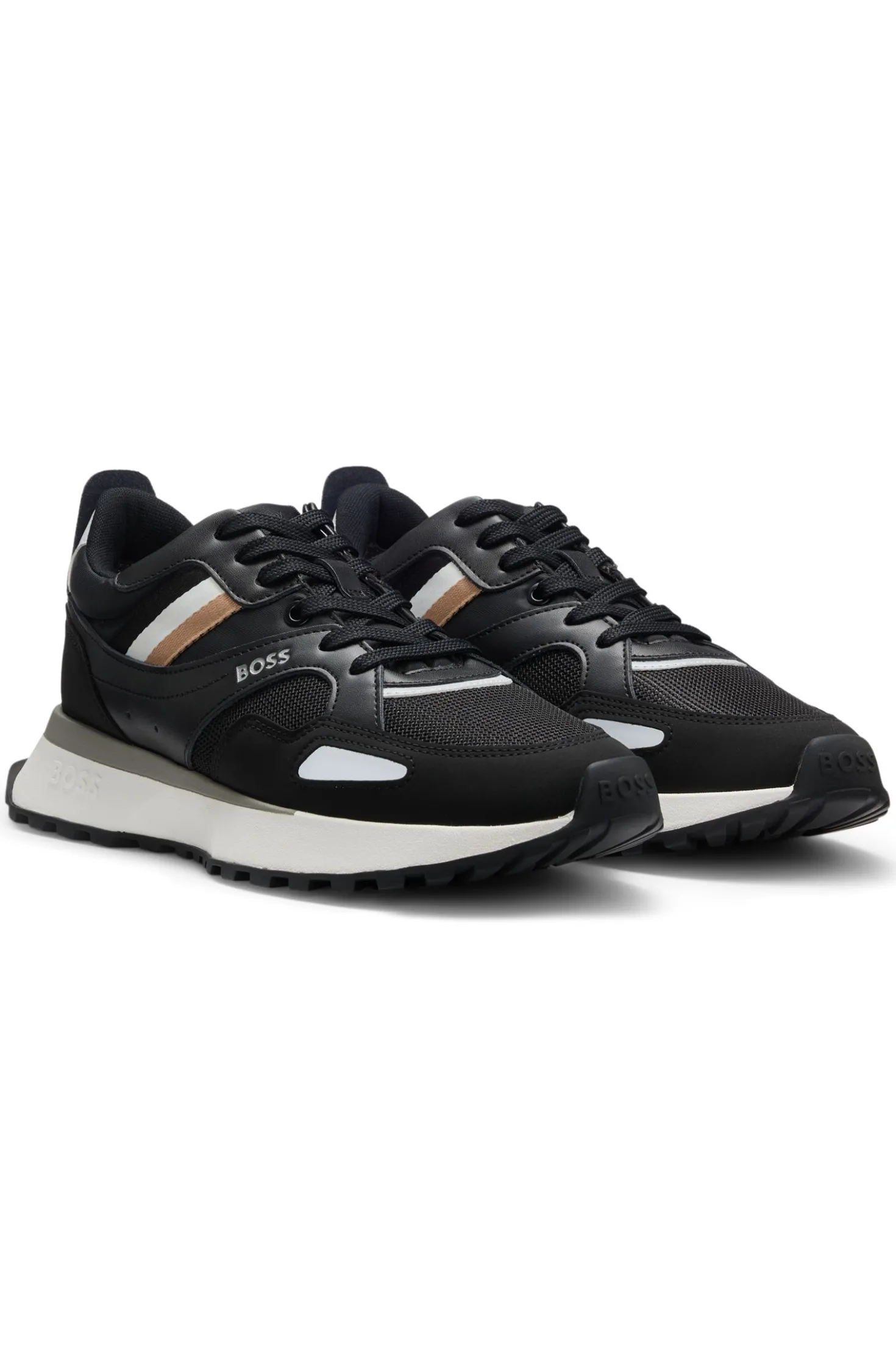 Sneakers im Laufschuh-Stil mit EVA-Gummisohle