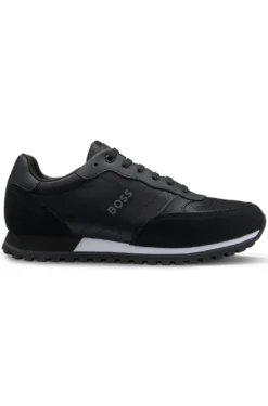 Sneakers mit Logo-Details und Details aus Kunstleder