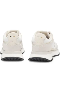 Sneakers mit Veloursleder-Details und Double-B-Monogramm