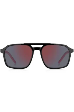 Sonnenbrille mit Doppelsteg und zweifarbigen Bügeln