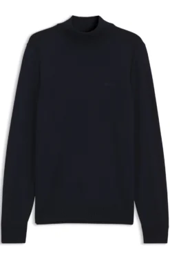 Strickpullover mit Logo-Stickerei