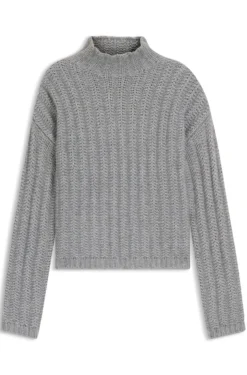 Strickpullover mit Ripp-Struktur
