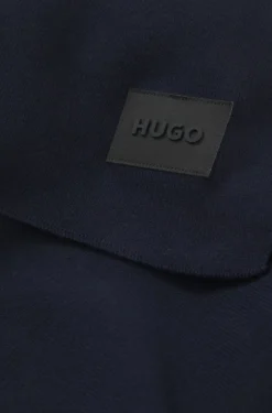 Strickschal aus Baumwolle mit Silikon-Logo