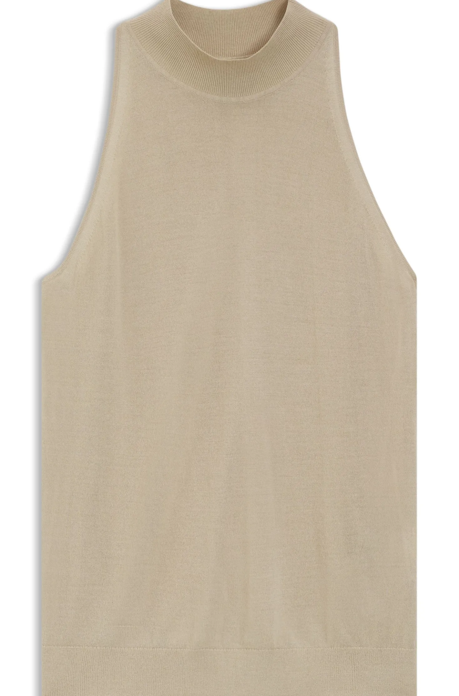 Stricktop mit Stehkragen aus superfine Garn