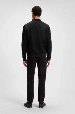 Sweatjacke mit Reißverschluss und gepolsterter Vorderseite