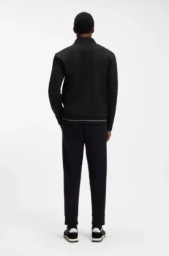 Sweatshirt aus Baumwoll-Mix mit Logo-Stickerei