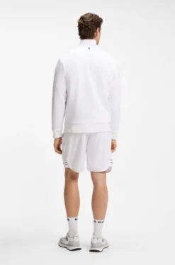 Sweatshirt aus Baumwoll-Mix mit Tennis-Artwork