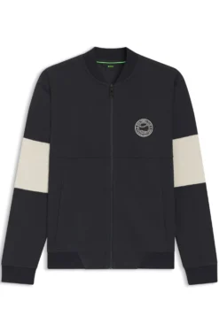 Sweatshirt aus Baumwoll-Mix mit Tennis-Logo