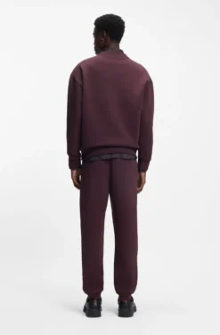 Sweatshirt aus Baumwoll-Mix mit Stack-Logo-Aufnäher