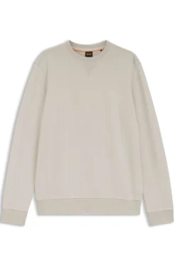 Sweatshirt aus Baumwoll-Terry mit Logo-Patch